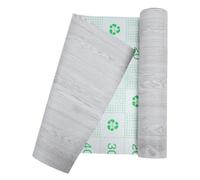 SHINEOFI 1 Rotolo di Adesivi Autoadesivi per Pavimenti, Pavimenti in Pvc Resistenti All'usura, Adesivi per Staccabili E Attaccabili per Case, Uffici, Supermercati, Facile Installazione, Grigio