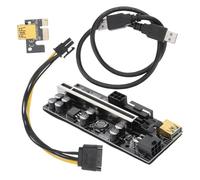 SHINEOFI 1 Set Adattatore Pci Riser e Indicatori LED Estensione per Schede Video Facile Installazione e Affidabilità