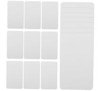 SHINEOFI 1 Set Carte Da Gioco Bianche Colorato Parlando Biglietti Da Visita Massa Vuoto Flashcard Di Memoria Schede Flash Cartacee Schede Della Scuola Bianca 100 Pezzi