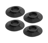 SHINEOFI 1 Set Da 4 Pezzi Accessori Antiscivolo Tampone Tamponi Per Lavasciuga Tappetino Per Macchina Da Pavimento Cuscinetti Antivibranti Plastica Black