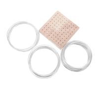 SHINEOFI 1 set di filo di alluminio per scultura: 1 mm, 1,5 mm, 2 mm, 5 m di filo metallico flessibile - Linea di armatura per scultura per progetti di modellismo artistico e composizioni floreali