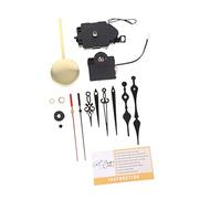 SHINEOFI 1 Set Kit Movimento Orologio Kit Orologio Alluminio casa rintocchi meccanismo dell'orologio con Pendolo Orologio da Parete Decorativo con Pendolo plastica Golden