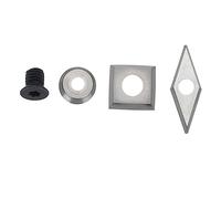 SHINEOFI 1 Set Lama Per Girare Il Legno Lavorando Attrezzi Da Macchinista Girando Tungsteno Macchina Lavorazione Del Legno Carburo Inserti in Metallo Duro Chiave Composto Argento 4 Pezzi
