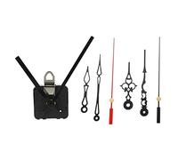 SHINEOFI 1 Set Movimento dell'orologio al Quarzo Kit meccanismi Orologio Parete Parti Sostituzione delle lancette dell'orologio Braccia dell'orologio Motore dell'orologio Metallo Nero