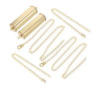 SHINEOFI 1 Set Pesi per Orologi da Ferro Sostituzione Pesante per Decorazione Orologi Catena Inclusa e Ganci per Appendere Accessorio Elegante e Ufficio
