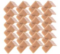 SHINEOFI 1 Set Protettori Guide Per Cassetti Armadio Sedia Scivola Mobili Cuscinetti in Movimento Protezioni Per I Piedi Della Sedia Fermacassetti Plastica Marrone Chiaro 40 Pezzi