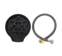 SHINEOFI 1 Set Rondella automatica spruzzatore per lavabicchieri cucina lavello sciacquatore di rondella della tazza del lavello lavabicchieri per lavelli addominali Nero