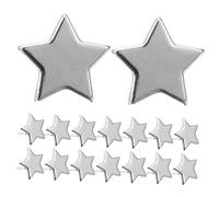 SHINEOFI 1 Set Spighe di Stelle A Cinque Punte Album Finitura Accessori Scuola Clip Fermacarte Piccoli Chiodini per Artigianato Chiodi A Due Zampe Ferro da Stiro Silver 100 Pezzi