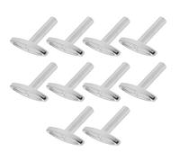 SHINEOFI 10 Chiavi di Carica in Metallo per Carillon 25mm Barra a T Avvolgitore per Sostituzione e Riparazione Meccanismi Carillon Kit Ricambi Adatte a Modelli Vintage e Moderni Portatili