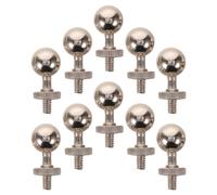 SHINEOFI 10 Pezzi Adattatore Sfera Girevole per Fotocamera con Filettatura | Metallo Argento con Disco, Aggancio Rapido e Sicuro, per Eventi e Trekking
