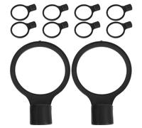 SHINEOFI 10 Pezzi Anello Di Collegamento Per Coni Stradali Coni Stradali Connettore Di Collegamento Connettore Per Collare Per Barra Di Sicurezza