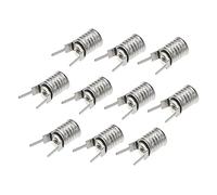 SHINEOFI 10 Pezzi Base Della Lampada a Vite Per Mini Portalampada Led, Accessori Per Illuminazione Cablaggio Semplice e Finitura Nichel Per Spie Luminose e Lampade Da Tavolo