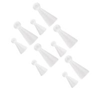 SHINEOFI 10 Pezzi l'Uomo delle Bolle Decorazione della figurina Mini Bacchette Gonfiabile Giocattoli per Giocattoli Modello di Schiuma Fai da Te Modello in Schiuma Bianca