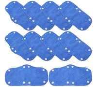 SHINEOFI 10 Pezzi Safety Hard Hat Sweatband Hard Hat Sweat Liner in Poliestere Blu e Construction Helmet Assorbe Rapidamente Sudore
