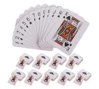 SHINEOFI 10 Set Mini Carte da Gioco in Carta Design Unico, Compatte e Facili da Imparare, per Intrattenimento Vivace e Giochi da Tavolo in Viaggio