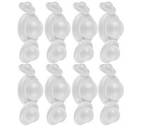 SHINEOFI 10 Set Sfere Leggeri e Resistenti Forma di Saturno per Fai da Te di Polistirolo Materiali Artigianali per Progetti Creativi e Decorazioni