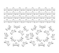 SHINEOFI 100 Pezzi Charms Osso Cane Vintage in di Zinco Anticato Ciondoli Te per Braccialetti Collane e Accessori per Collari Decorazioni Resistenti e Uniche per Amanti dei