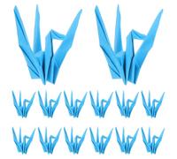 SHINEOFI 100 Pezzi Decorazioni Origami Gru di Carta Premontate per Feste di Compleanno e Matrimoni, Artigianato Giapponese Classico, Elegante e Portatile per Decorazione Senza Sforzo