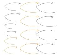 SHINEOFI 100 Pezzi Gancetti per Orecchini Antiallergici in Acciaio | Amiche, Uso Quotidiano e Serate, Leggeri, Facili da Indossare, Stile Elegante e Originale
