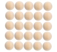 SHINEOFI 100 Pezzi Palline Legno Naturale Senza Sfere in Legno Grezzo per DIY Creativo Giocattoli Educativi e Decorazioni Artigianali
