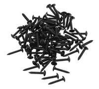 SHINEOFI 100 Pezzi Vite per Supporto Altoparlante in Metallo Nero Design e Montaggio Preciso per Cruscotto Auto