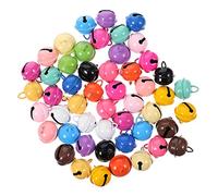 SHINEOFI 100pezzi Campanelle Colorate Piccole Metallo Decorative Campanelli Eolici Campane Fai da Te per Natale Festivals