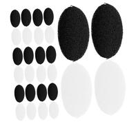 SHINEOFI 100pezzi Tappi Per Cuffie in Sostituzione Delle Punte Degli Auricolari Coperture Per Auricolari in Sostituzione Inclusi Disponibili in Nero e