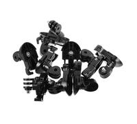 SHINEOFI 10pezzi Adattatore Per Action Cam Viti Zigrinata Lunghe Fissaggio Su Superficie Verticale Gancio j Accessori Per Action Cam