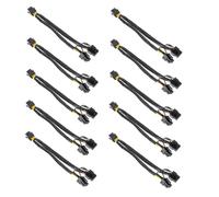 SHINEOFI 10pezzi Alimentazione Splitter Adattatore Pcie Pin Pin Alimentazione Express Per Gpu