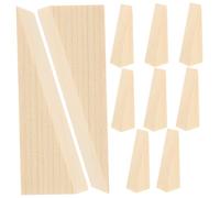 SHINEOFI 10pezzi Cuneo Fermaporta per Porte Realizzato in Legno di Pratico per Uso Domestico Ufficio Scuola Protezione Contro Porte Che Sbattono