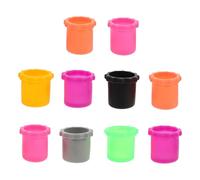 SHINEOFI 10pezzi Supporto Per Manicotto Inferiore Del Microfono Manicotto Per Asta Inferiore Del Microfono Guaine Per Asta Del Per Proteggere Da Urti Colpi e Cadute Realizzato in Silicone d