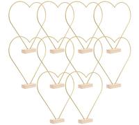 SHINEOFI 10sets Fleur Métal avec Base pour Table Centrotavola Fais-TOI-même pour Mariage Anneau Métal Décoration De Fête Et Artisanat DIY