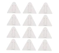 SHINEOFI 12 Pezzi Blocca Sicurezza per Ragazzo Ragazza per Ante e Cassetti in Plastica Bianco, Previene Infortuni alle Dita, Blocco Sicuro per Porte Scorrevoli e Armadi Ampia Applicazione