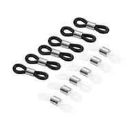 SHINEOFI 12 Pezzi Di Accessori Per Catene Porta Occhiali Non in Gomma Adatti Per Gambe Di Occhiali Facili Da Installare Per Catene