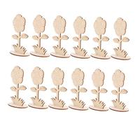 SHINEOFI 12 pezzi Legno Grezzi da Dipingere per Decorazioni Artigianali per DIY Matrimonio e Facili da Personalizzare e Leggeri