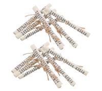 SHINEOFI 12 Pezzi Mezuzah Ebraica Piccola Pergamena Benedizione Tradizionale Porta Decorazione Religiosa per Casa e Ufficio Simbolo Ebraico Protettivo per Esterni Elemento Spirituale