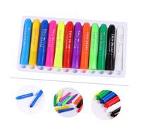 SHINEOFI 12 Pezzi Set di pastello dipinto colore neon giallo buio Kit per il trucco per pennarelli per penne per dipingere il viso plastica