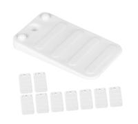 SHINEOFI 12 Pezzi tappetino per mobili cunei livellatori per mobili spessori Shims tampone per tavoli mobilia distanziatori spessori per mobili multifunzionali fermaporta addominali bianca