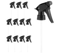 SHINEOFI 12 Pezzi Ugelli di Ricambio per Spruzzatori a Grilletto 28/400, Testa Spray Nebbia Fine in Plastica per Bottiglie Spray Cucina, Giardino, Casa e Cosmetici