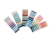 SHINEOFI 1200 pezzi Segnapagina Adesivi Colorati Tonalità Etichette Autoadesive per Note Divider Tabs Scrivibili per Scuola Ufficio e Libri Blocchetti Portatili per Organizzazione Pagine