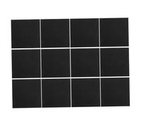 SHINEOFI 12pezzi Pannelli Acustici Quadrati Autoadesivi Alta Densità Per Isolamento Acustico e Smorzamento Del Suono Adatti Studi Di Registrazione Musica e Home Theater Tagliabili e Rimovib