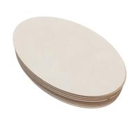 SHINEOFI 15 Pezzi Legno Naturale per Bricolage Ovali Non Finiti per Pittura Incisione e Progetti Creativi per Adulti