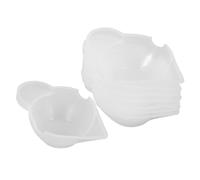 SHINEOFI 15 Pezzi Silicone Resin Mixing Cups Piccoli Contenitori Misura Riutilizzabili per Resina Uv Glue e Fai da Te Stampo Silicone per Colorazione e Progetti Creativi Design Compatto e