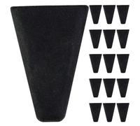 SHINEOFI 16 Pezzi Set Flessibili e Facili da Installare di Piedini in Silicone Nero Accessori Sostitutivi per Friggitrice ad Aria per Griglia e Teglia da Cucina