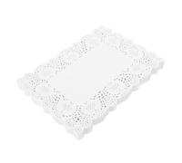 SHINEOFI 170 fogli Centrini Carta Rettangolari in Pizzo Decorativi Tovagliette Assorbenti per Olio per Feste Matrimoni e Decorazioni Torte Carta Alimentare Sicura e Usa e Getta