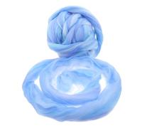 SHINEOFI 1confezione Pacco Roving per Needle Felting Materiale Fai Te Cotone per Creazioni Artigianali e Realizzazione Palline da Asciugatrice Blu Incantevole