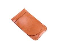 SHINEOFI 1pezzi Astuccio Pelle Per Penne Porta Penna Vintage Multifunzione Custodia Protettiva Per Penne Per Ufficio Casa e Scuola Giallo