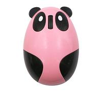 SHINEOFI 1pezzi Mouse Wireless Ricaricabile Forma Di Panda Per Pc Controllo Del Cursore Rosa Mouse Ricaricabile Tramite Porta Micro-usb Pulsanti Silenziosi Per Uso Ufficio Durata Batteria p