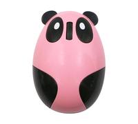 SHINEOFI 1pezzi Mouse Wireless Ricaricabile Forma di Panda per PC Controllo del Cursore Rosa Mouse Silenzioso Ricaricabile Tramite Micro-usb