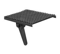 SHINEOFI 1Pezzi Ripiano per Monitor e TV Nero Staffa Stoccaggio Forature Design Compatto e Adatto per TV e Accessori Ottimizza Spazio e Funzionalità